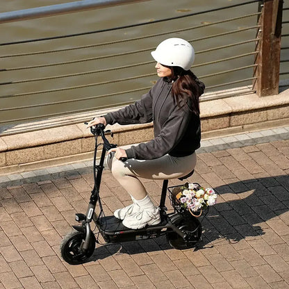 ISCOOTER F2 Electric Scooter with Seat