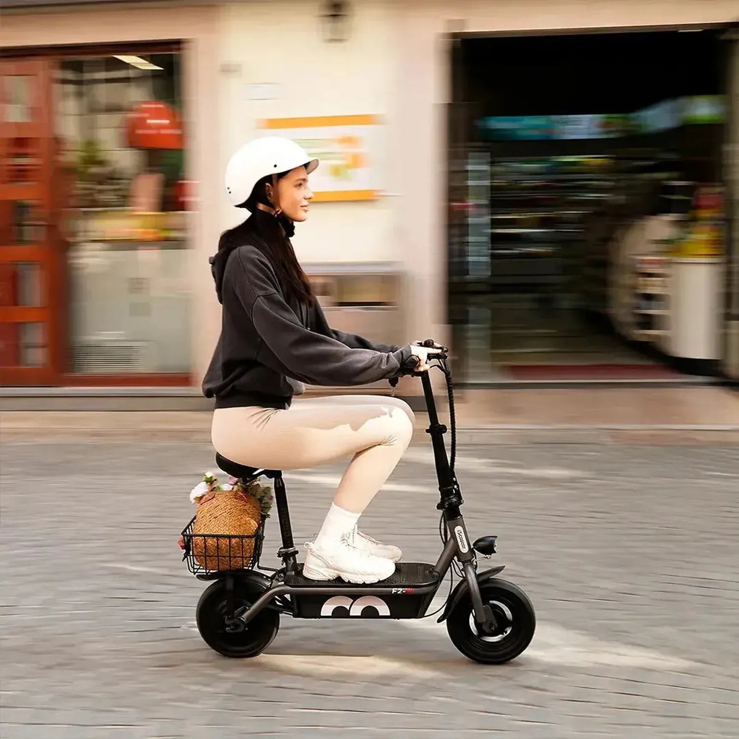 ISCOOTER F2 Electric Scooter with Seat