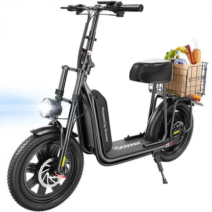 ISCOOTER F7 Electric Scooter with Seat