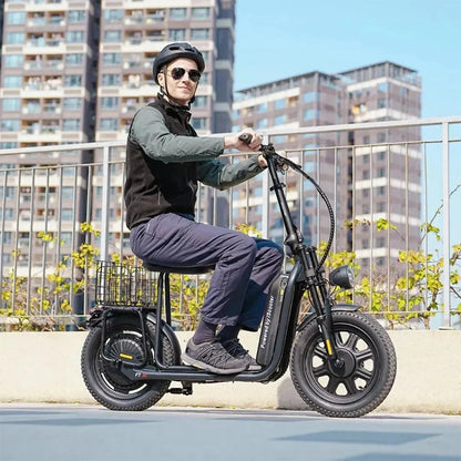 ISCOOTER F7 Electric Scooter with Seat