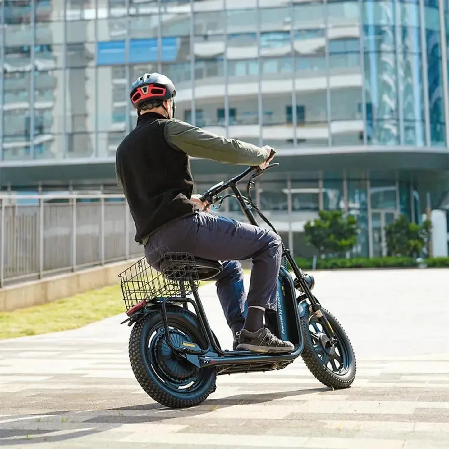 ISCOOTER F7 Electric Scooter with Seat