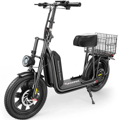 ISCOOTER F7 Electric Scooter with Seat