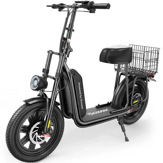 ISCOOTER F7 Electric Scooter with Seat