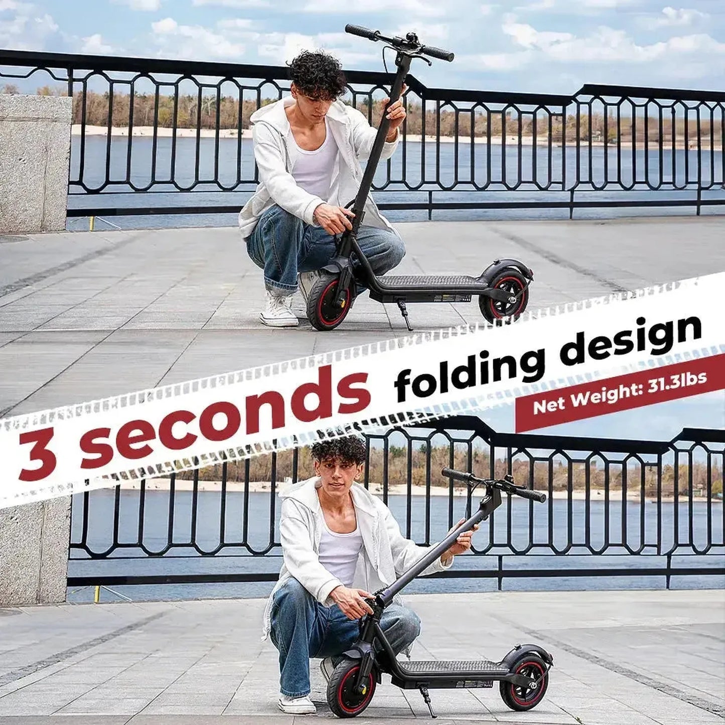 ISCOOTER W5 Folding Electric Scooter