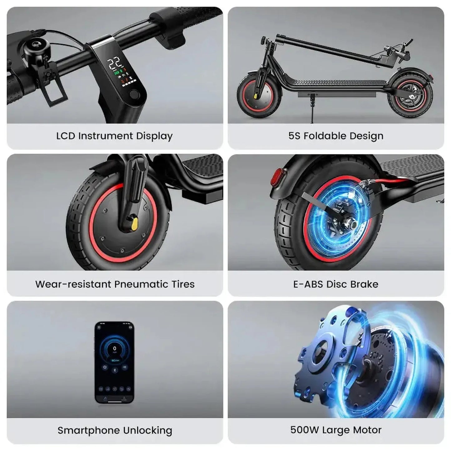 ISCOOTER W6 Folding Electric Scooter