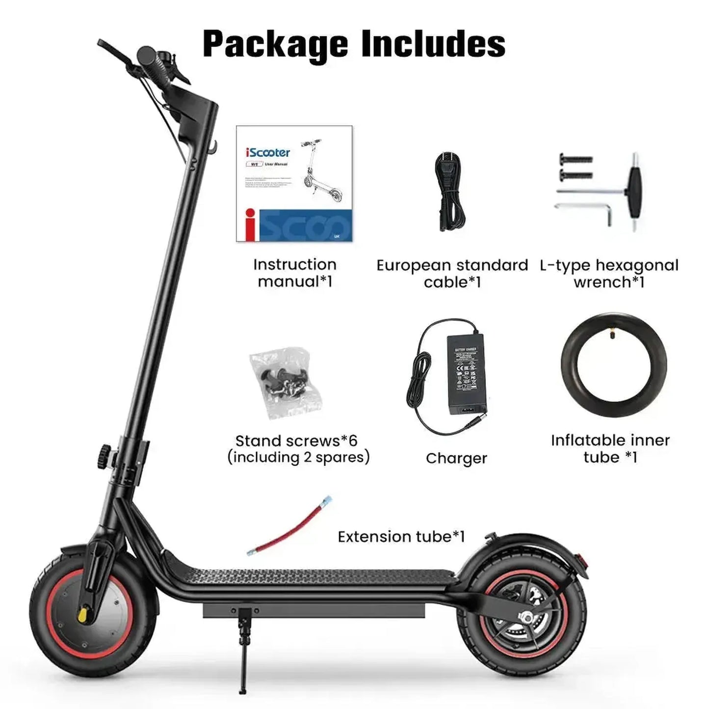 ISCOOTER W6 Folding Electric Scooter
