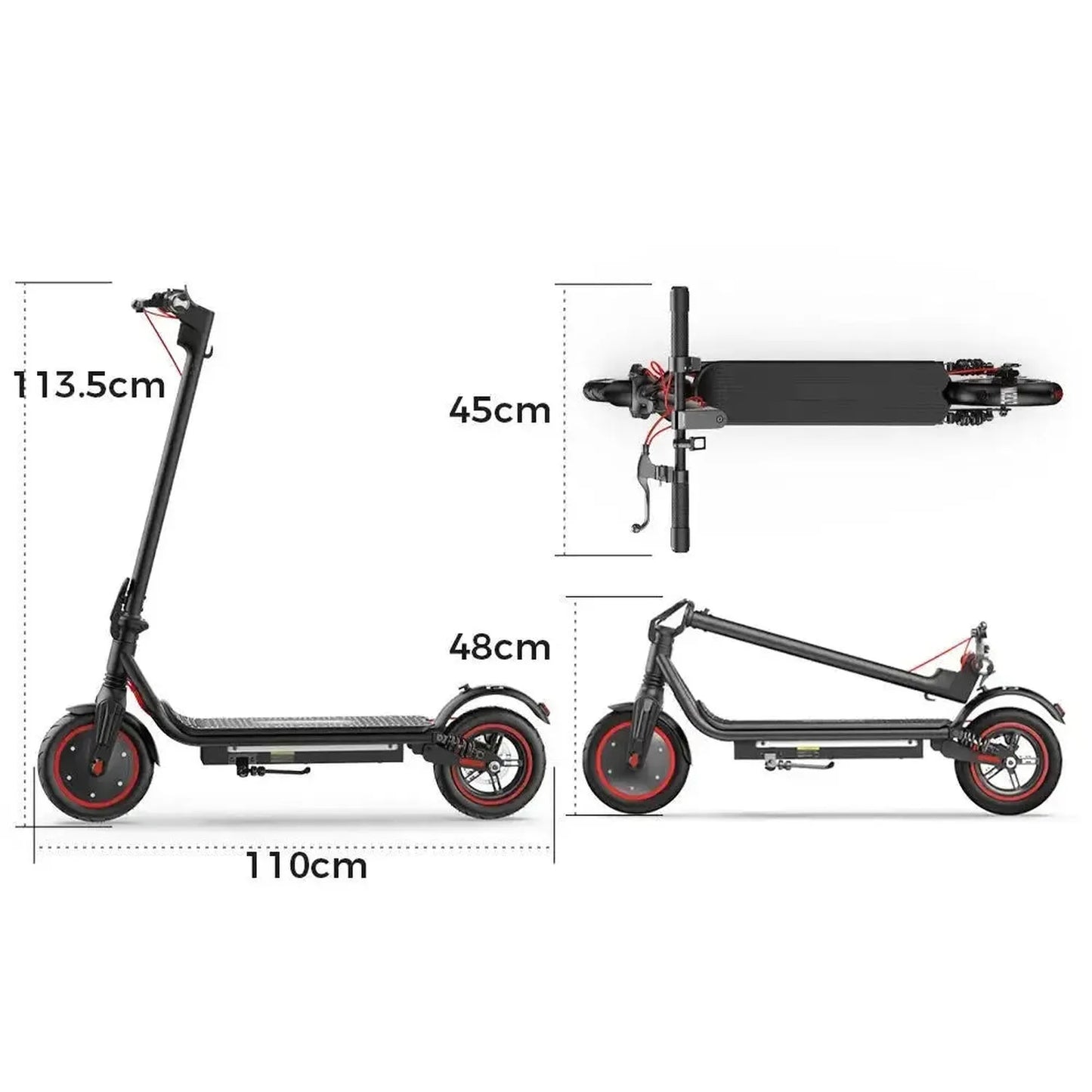 ISCOOTER W7 Folding Electric Scooter