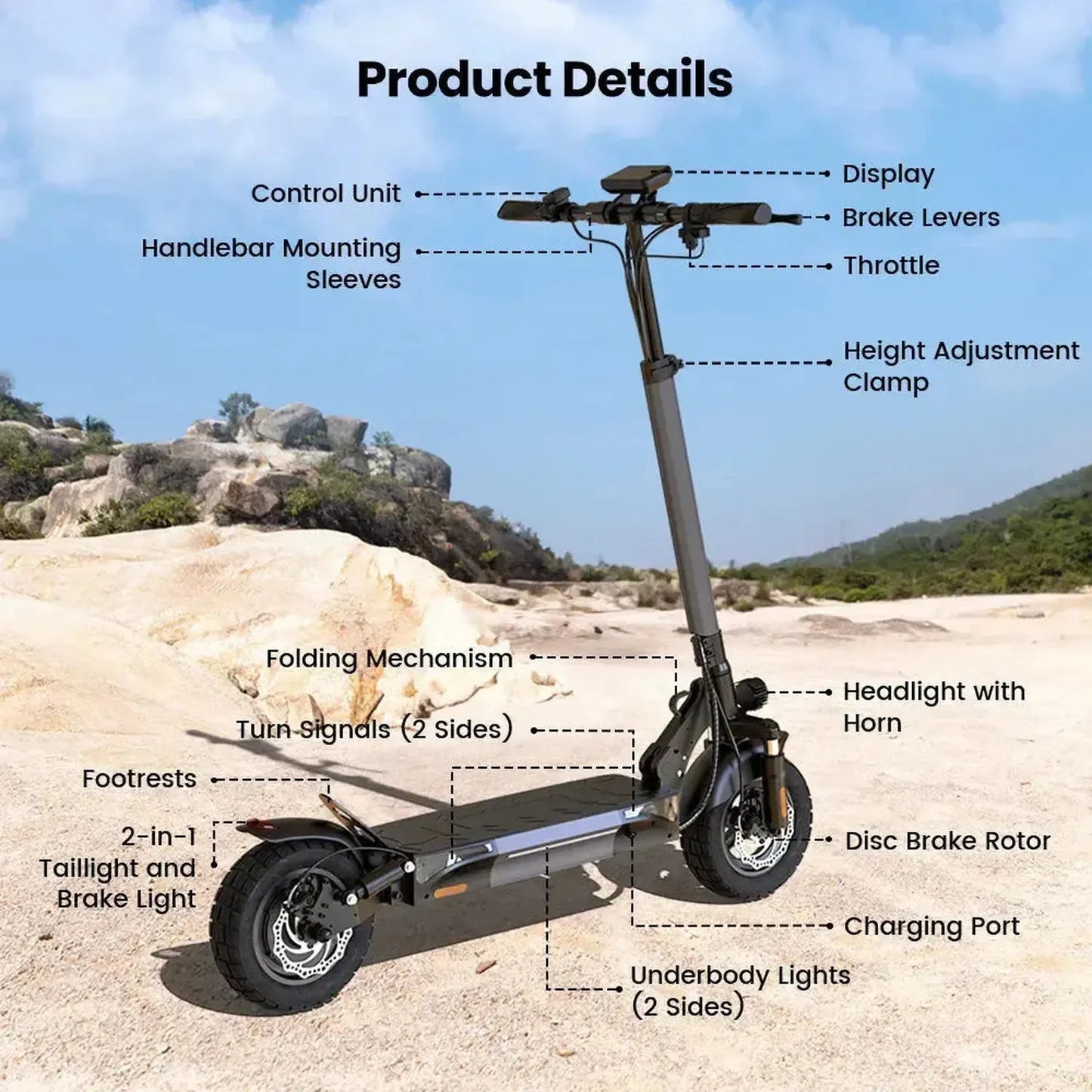ISCOOTER W9 Folding Electric Scooter