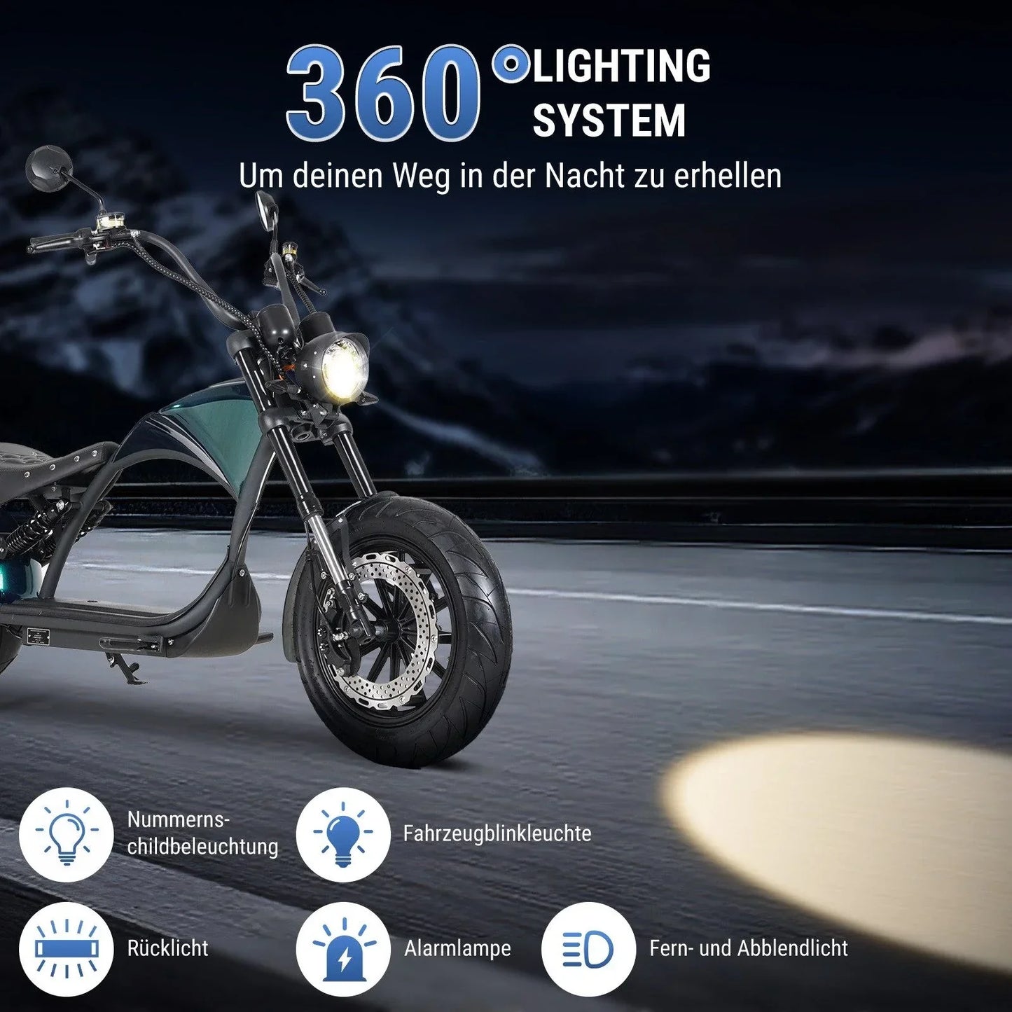 Mangosteen M1P Citycoco Electric Bike Scooter 2026 Upgraded