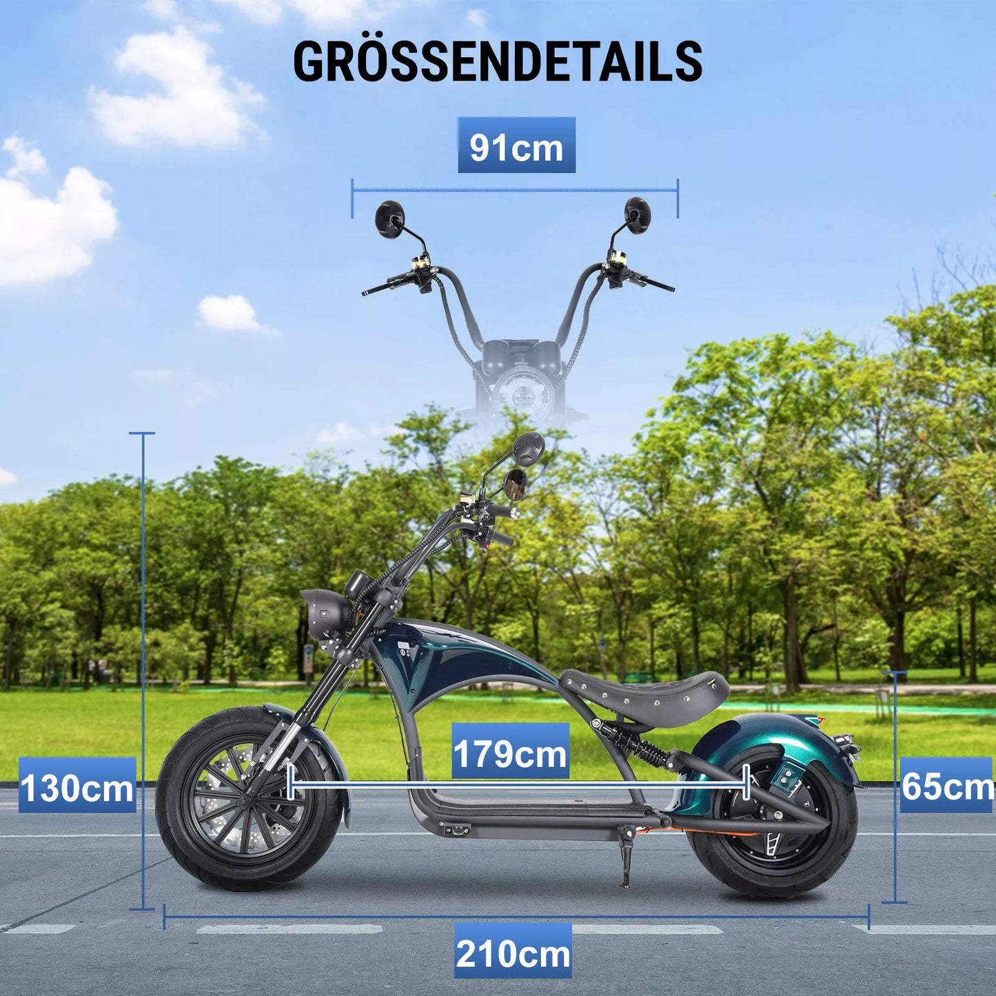 Mangosteen M1P Citycoco Electric Bike Scooter 2026 Upgraded